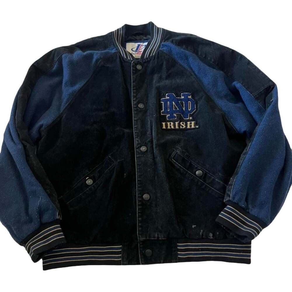 Vintage Logo Athletic Notre Dame Fighting Irish Varsity Jacket